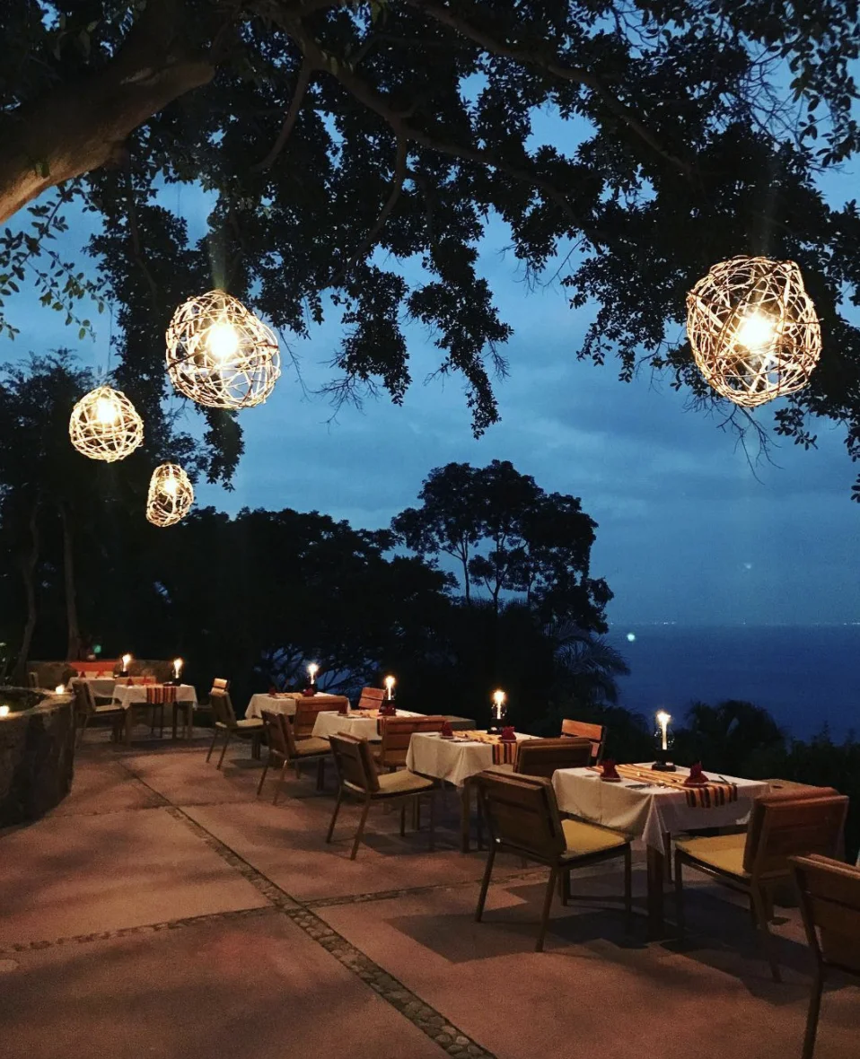 An intimate open-air retreat space at Verana, where couples engage in an Exclusive Couples Therapy Retreat designed to foster communication, emotional healing, and deeper intimacy.