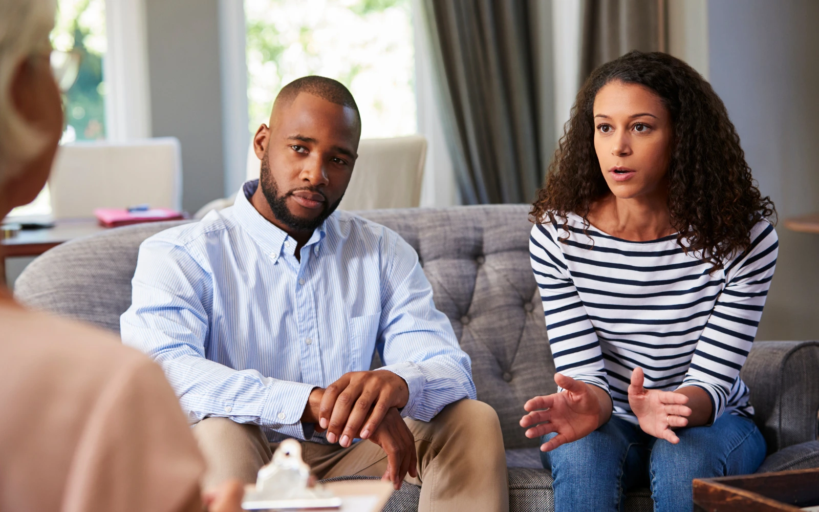 An interracial neurodiverse couple in couples therapy in Los Angeles