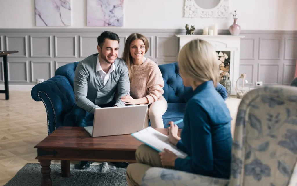 A couple demonstrating understanding of differences in neurological function in ADHD couples therapy